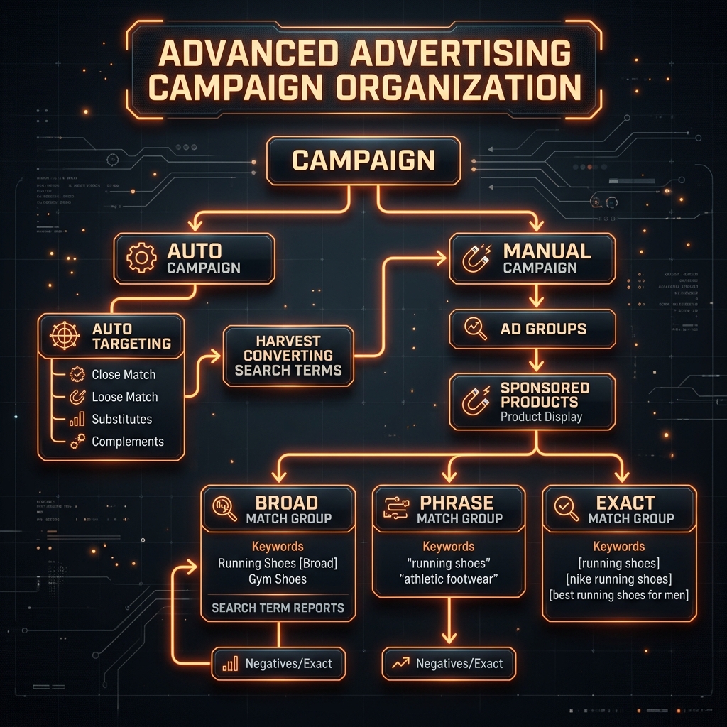 How to Structure Your Amazon PPC Campaigns the Right Way