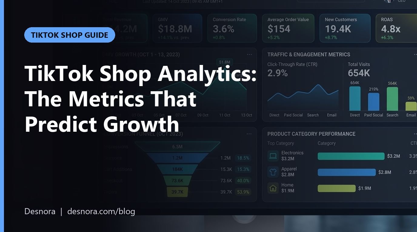TikTok Shop Analytics: The Metrics That Predict Growth