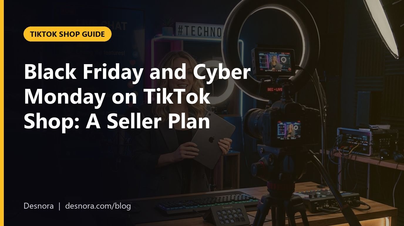 Black Friday and Cyber Monday on TikTok Shop: A Seller Plan