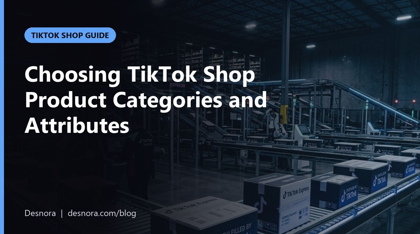 Choosing TikTok Shop Product Categories and Attributes
