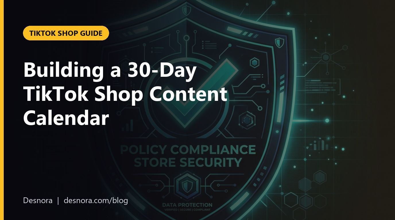 Building a 30-Day TikTok Shop Content Calendar