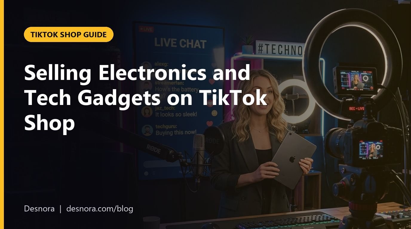 Selling Electronics and Tech Gadgets on TikTok Shop