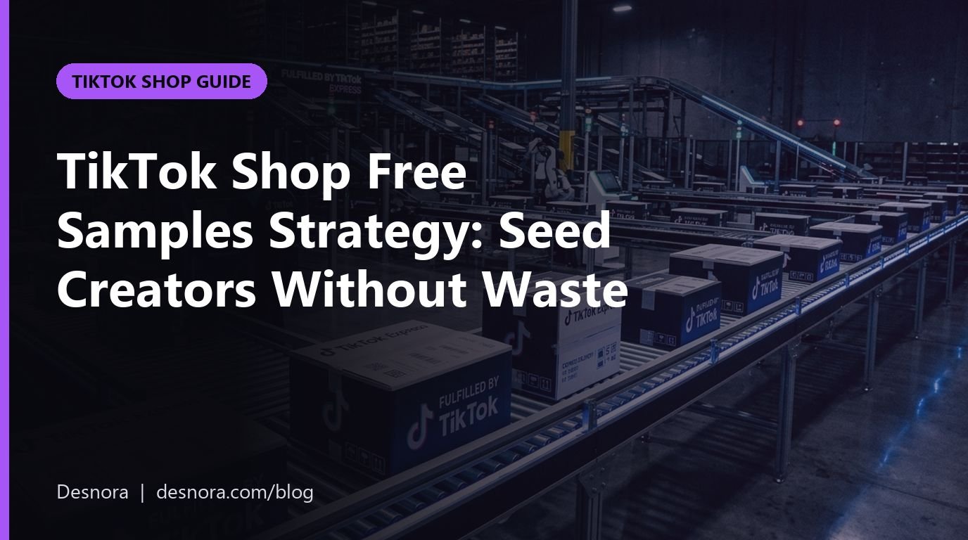 TikTok Shop Free Samples Strategy: Seed Creators Without Waste