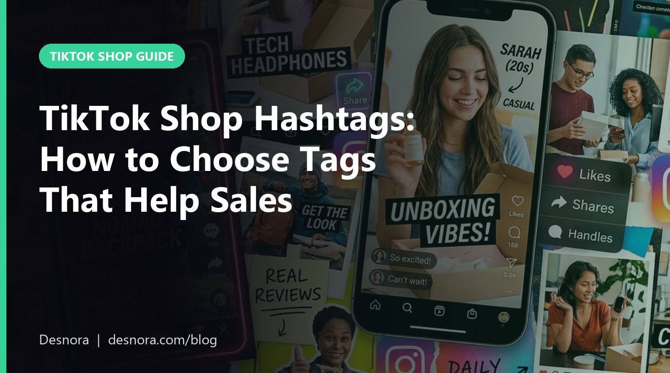 TikTok Shop Hashtags: How to Choose Tags That Help Sales