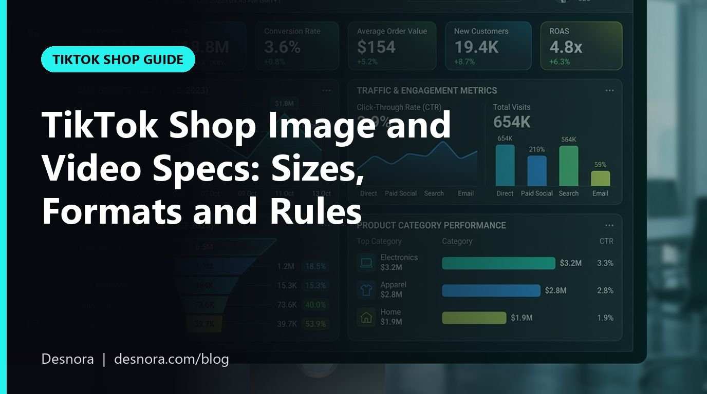 TikTok Shop Image and Video Specs: Sizes, Formats and Rules