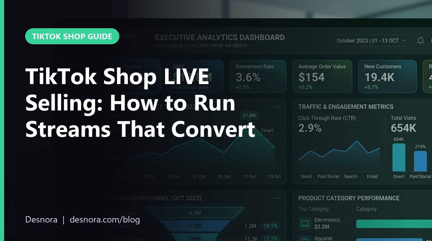TikTok Shop LIVE Selling: How to Run Streams That Convert