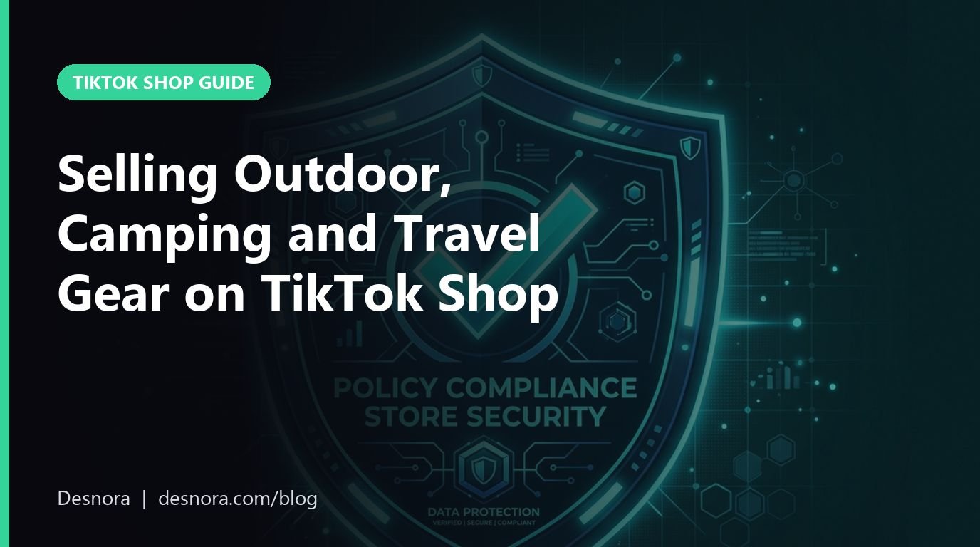 Selling Outdoor, Camping and Travel Gear on TikTok Shop