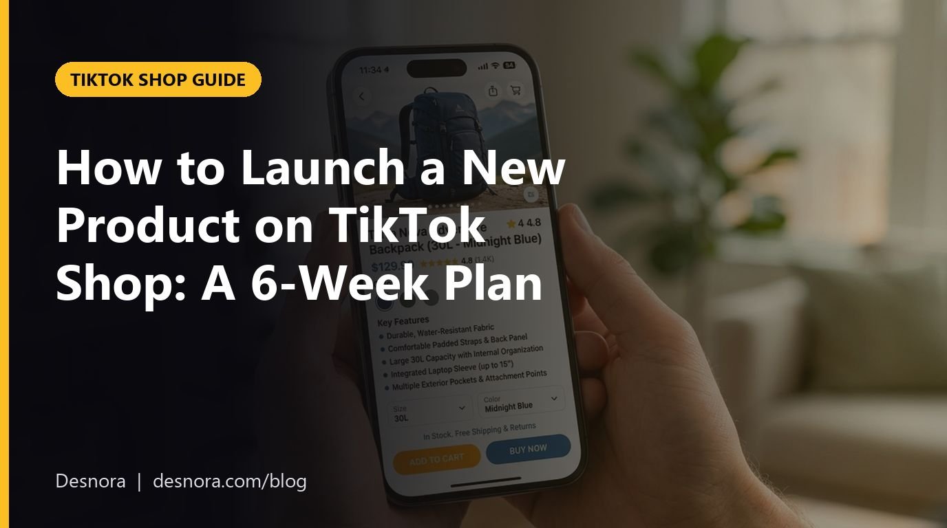 How to Launch a New Product on TikTok Shop: A 6-Week Plan