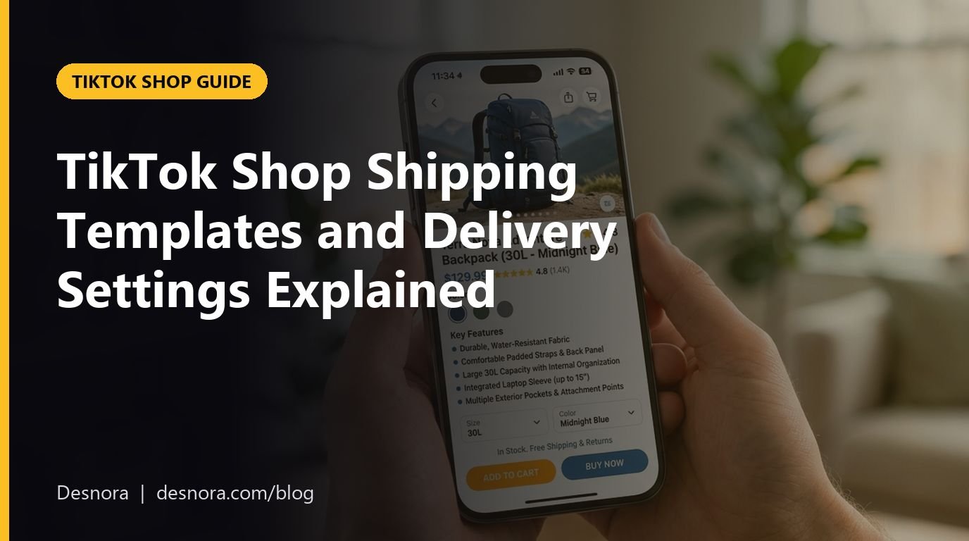 TikTok Shop Shipping Templates and Delivery Settings Explained
