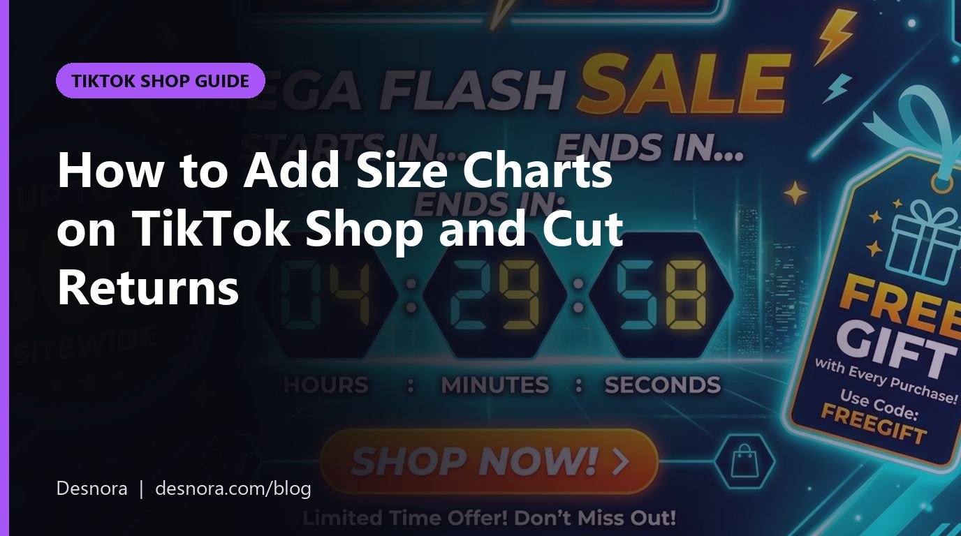 How to Add Size Charts on TikTok Shop and Cut Returns