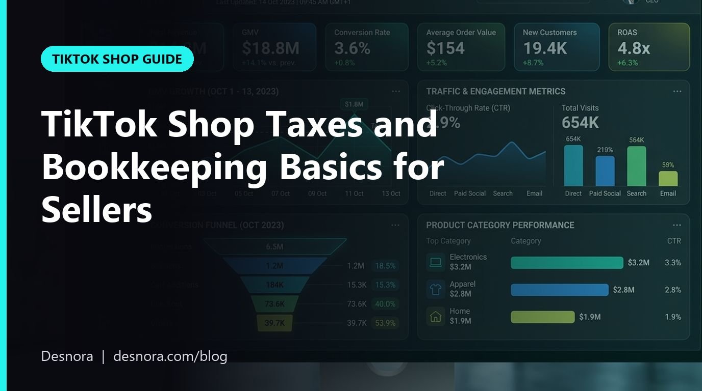 TikTok Shop Taxes and Bookkeeping Basics for Sellers