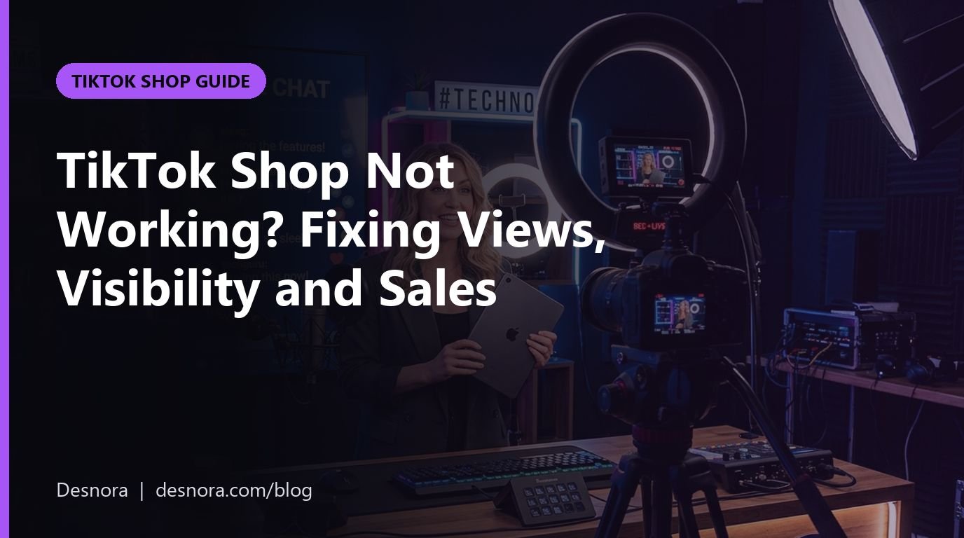 TikTok Shop Not Working? Fixing Views, Visibility and Sales