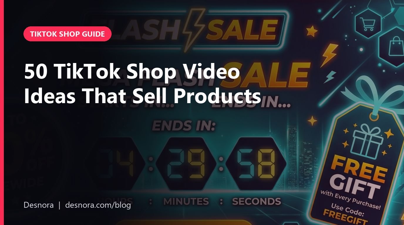 50 TikTok Shop Video Ideas That Sell Products