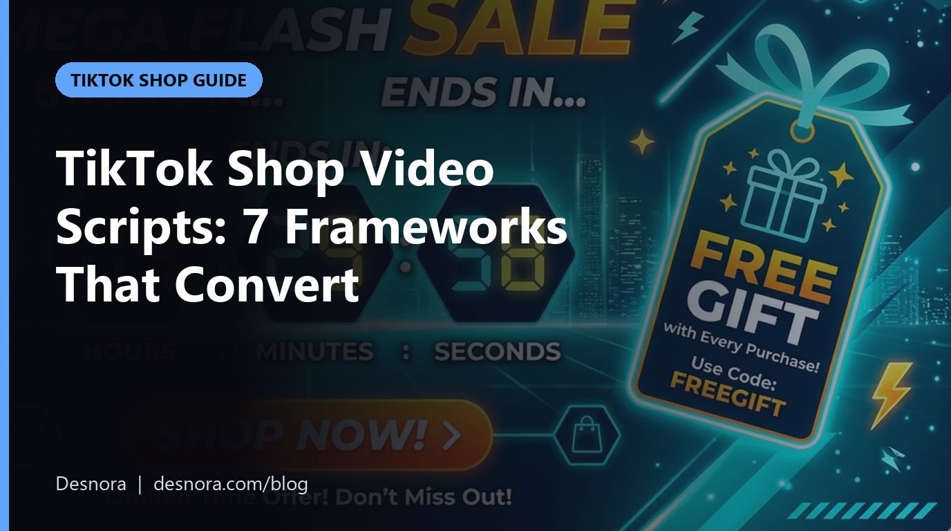 TikTok Shop Video Scripts: 7 Frameworks That Convert
