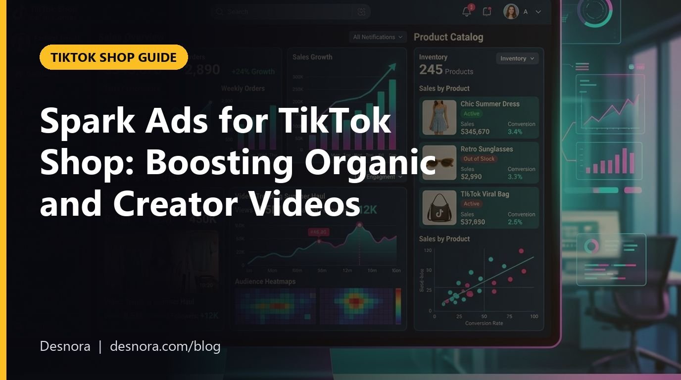 Spark Ads for TikTok Shop: Boosting Organic and Creator Videos